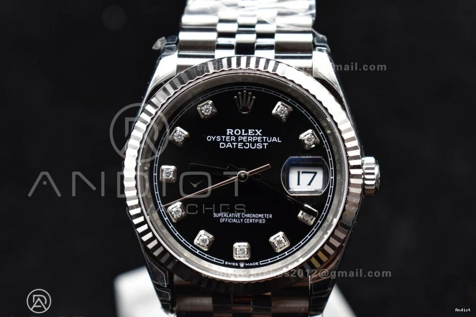 904L SS Dial 36 Steel On DateJust Diamond 126234 Black Jubilee VSF VS3235 1:1 Bracelet Edition Best 1109